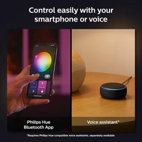 Miniatura 3 de Philips Hue Infuse - Lámpara de techo mediana, color blanco, luz LED inteligente que cambia de color, color blanco, 1 paquete, control
