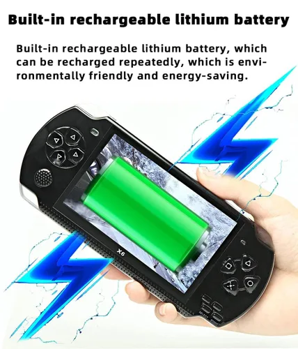 Miniatura 8 de JXD Handheld Game Console 4.3 inch 8GB Built in 2000 Games for Multiple Simulators X6 Retro Video Game Console Mp3/4/Ebook TV Out Mini Hand Portable