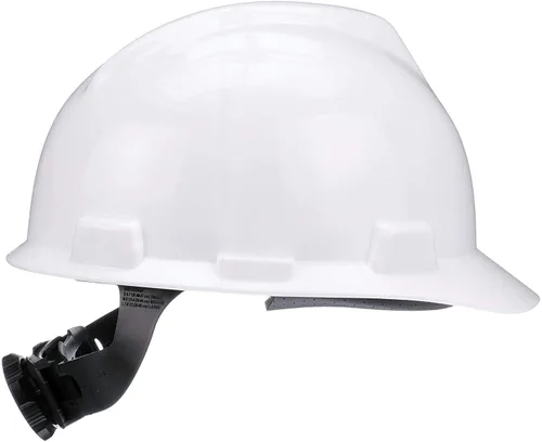 Miniatura 4 de MSA 475358 V-Gard - Casco de seguridad estilo gorra, con suspensión de trinquete Fas-Trac III, carcasa de polietileno, protección contra impactos