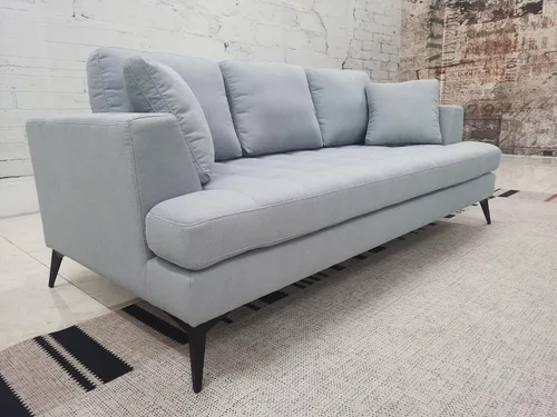 Miniatura 2 de Stendmar Sofá sentado profundo contemporáneo Sofá sofá moderno de lino gris oscuro