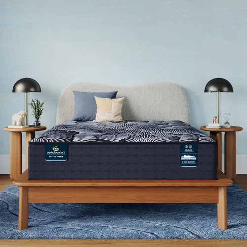Miniatura 18 de Serta Perfect Sleeper X Knox - Colchón híbrido acolchado firme de 13.5 pulgadas, tamaño Twin XL, 5 zonas de soporte y tecnología de enfriamiento