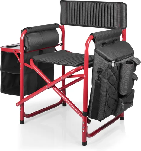 Miniatura 8 de Picnic Time Fusion – Silla plegable, Gris/Rojo Gris oscuro con detalles rojos