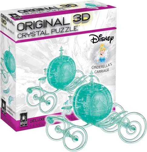 Miniatura 10 de BePuzzled, Disney - Rompecabezas de cristal 3D original de Cenicienta, 56 piezas, rompecabezas coleccionable para niños y adultos a partir de 12 años