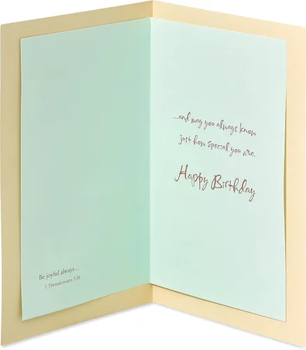 Miniatura 2 de American Greetings Tarjeta de cumpleaños religiosa (playa)