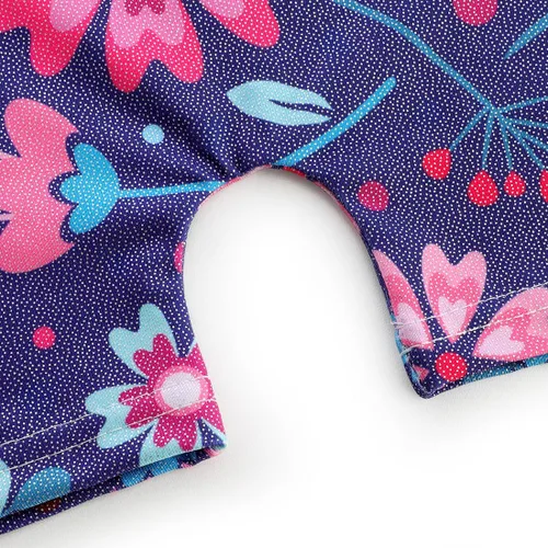 Miniatura 31 de HOZIY - Leotardos de gimnasia con pantalones cortos brillantes para niñas pequeñas; estampados de unicornio, aurora, arco iris, sirena, dinosaurio