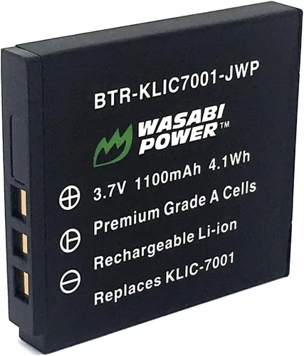 Wasabi Power Batería para Kodak KLIC-7001 y Kodak EasyShare M320, M340, M341, M753 Zoom, M763, M853 Zoom, M863, M893 es, M1063, M1073 es, V550,