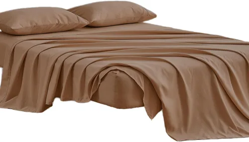 Miniatura 10 de Kingnex Sábana Plana Extragrande King 132x110 para Cama Extra Ancha King o California King Duradera Suave Doble Cepillado Microfibra 1800 Solo Blanco