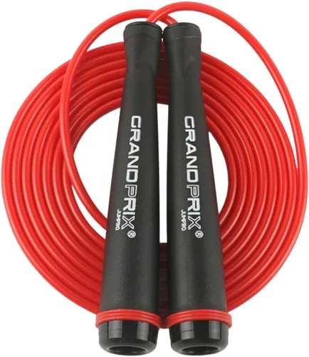 Miniatura 15 de Cuerda de salto de velocidad para hombres y mujeres (serie Grand Prix Speed) Cuerda de saltar de PVC ajustable para entrenamientos de fitness