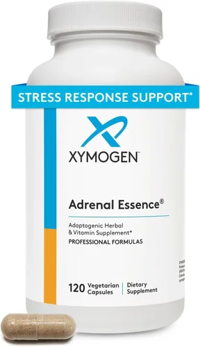 XYMOGEN Adrenal Essence - Suplemento de apoyo suprarrenal para niveles de energía saludables y función inmunológica* - Sin OMG, sin gluten, sin