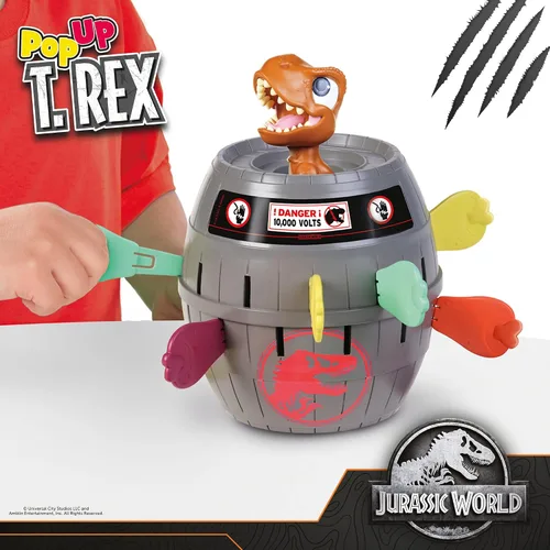 Miniatura 2 de TOMY Pop Up T-Rex - Juego de mesa para familias y niños en edad preescolar para la noche de juegos en familia - Actividades para niños y juguetes