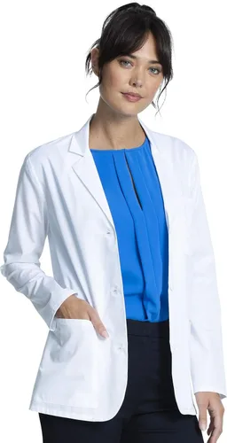 Miniatura 5 de Cherokee Women's Lab Coat 28" Button Up Front Consultation Coat CK451