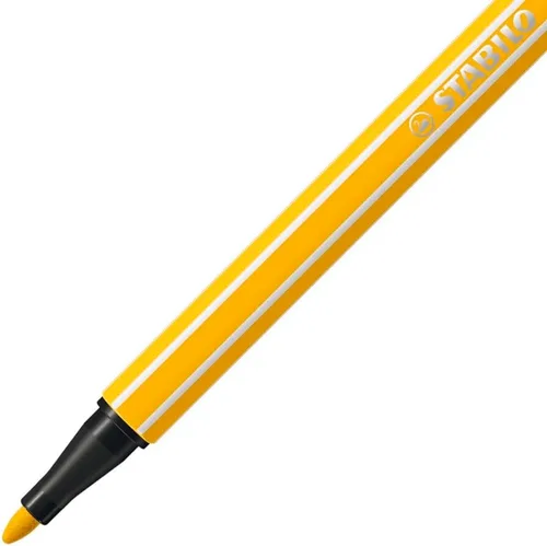 Miniatura 3 de STABILO Pen 68 - Bolígrafo con punta de fieltro de calidad premium, cartera de 6 colores de neón Colores surtidos