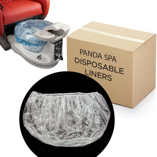 PandaSpa by Karlash Ultra Premium - Forros desechables para spa, talla única, se adapta a la mayoría de spa de pedicura, 100 unidades