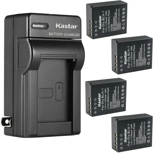 Miniatura 7 de Kastar Cargador de batería de pared de CA totalmente decodificado para Olympus BLH-1, BLH-01, PS-BLH1, BLH1, cargador BCH-1, Olympus OM-D EM1 Mark