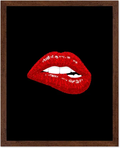 Miniatura 11 de Poster Master Impresión de labios dorados, póster de mordida de labio, arte moderno y minimalista, regalo bohemio para hombres y mujeres, diseño