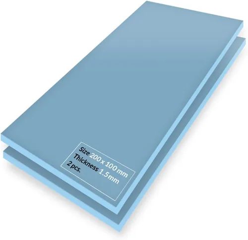 ARCTIC TP-3: Almohadilla térmica de rendimiento premium, 7.874 x 3.937 x 0.059 in (apilable hasta 0.079 in sin pérdida de rendimiento), 2 piezas -