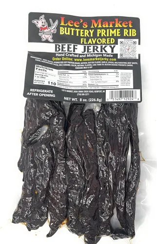 Miniatura 23 de Lee's Market Carne seca de rábano picante - Suave y tierna - Bocadillo saludable bajo en carbohidratos y sin gluten - Apto para paleo y keto