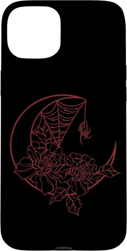 Miniatura 9 de Goth Y2K Alt Fairy Grunge Emo Flower Rose Web Spider Moon Case for iPhone 17