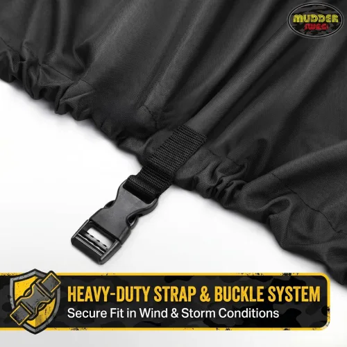 Miniatura 3 de Funda para UTV de 2 plazas, impermeable, resistente, 420D, Oxford, lado a lado, con cremallera, compatible con Polaris Ranger RZR Can-Am Defender