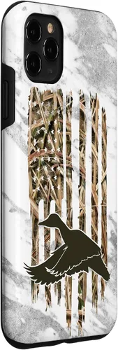 Miniatura 3 de Funda para iPhone 11 Pro Max con diseño de camuflaje y bandera de Estados Unidos