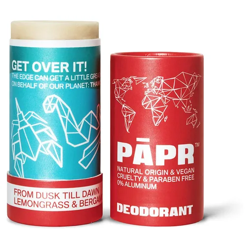 PAPR-Desodorante natural en embalaje de papel, desodorante vegano para hombres y mujeres, sin fragancia artificial, aluminio y libre de crueldad,