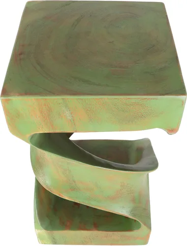 Miniatura 2 de Rutledge & King Mesa auxiliar Mid Century - Mesa auxiliar redonda de madera - 11 x 11 x 19.75 pulgadas - Verde