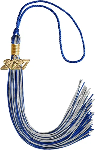 Miniatura 172 de Endea Graduation - Borla de doble color mixto con fecha dorada (negro/dorado antiguo, 2021)