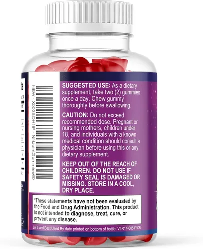 Miniatura 8 de Gomitas de apoyo articular – Glucosamina Plus Vitamina E Suplemento de apoyo articular de la naturaleza para molestias ocasionales para espalda