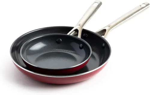 Miniatura 12 de Wok multifunción de cerámica antiadherente con textura saludable de 11 pulgadas / sartén de uso diario / Sartén de chef con tapa