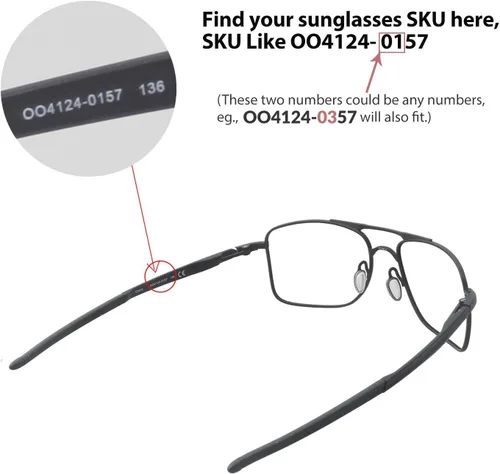 Miniatura 4 de Walleva - Lentes de repuesto para gafas de sol Oakley Gauge 8 M Varias opciones disponibles