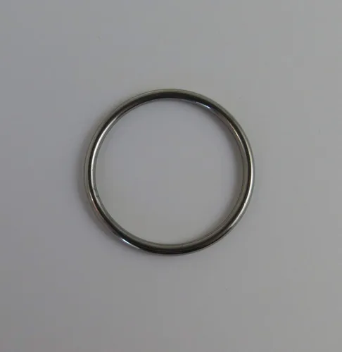 Miniatura 4 de US Stainless 10 piezas de acero inoxidable 316 anillo redondo soldado 1/8 pulgadas x 1 3/8 pulgadas (0.118 in x 1.378 in ID) grado marino