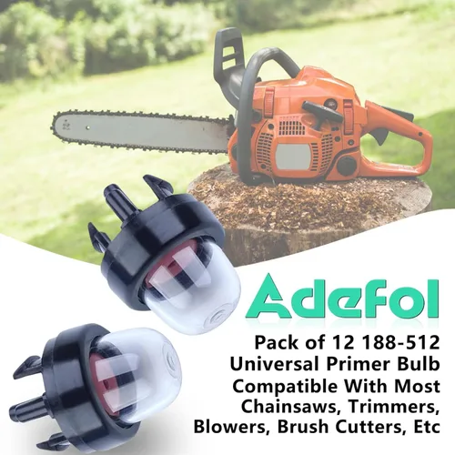 Miniatura 2 de Adefol 12 unidades General Snap in 188-512 Bomba de bombilla de cebador 300780002 para Husqarvna 440E 445 445E 450E 455 455E motosierra