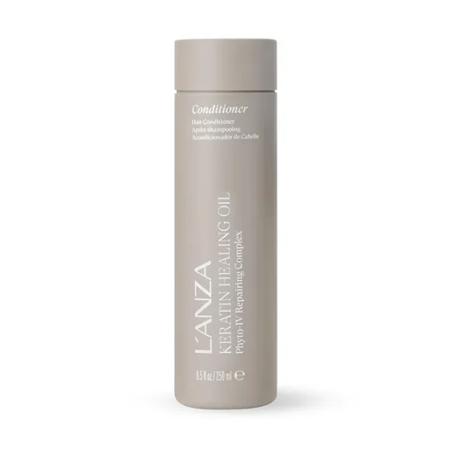 L'ANZA Aceite curativo de queratina acondicionador lustroso, acondicionador profundo para cabello seco dañado, repara y aumenta el brillo y la