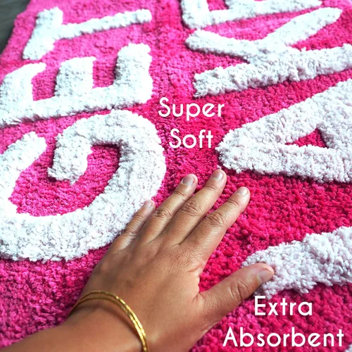 Miniatura 3 de Evovee Alfombra de baño con texto en inglés «Get Nake» de 31.5 x 20 pulgadas, divertida y bonita, alfombra de baño con texto «Get Nake», divertida