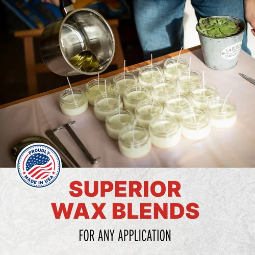 Miniatura 6 de Blended Waxes, Inc. Bloque de cera microcristalina, cera para esculpir y fundir, ideal para hacer velas y uso diario, 1 libra, paquete de 2