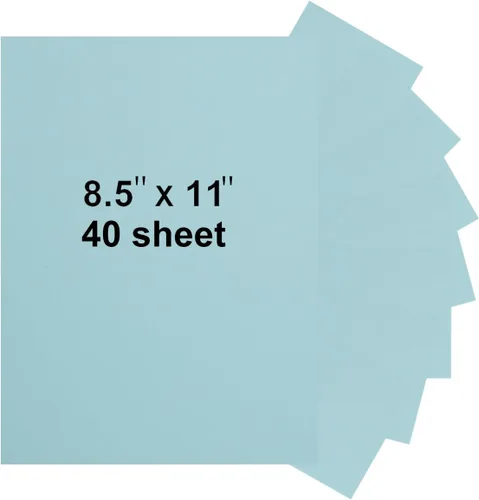 Miniatura 14 de 40 Sheets 8.5" x 11" Black Cardstock, Heavyweight Cardstock Sheets Blank Invitation Paper Greeting Cards Printable, 74lb Cover 200 GSM