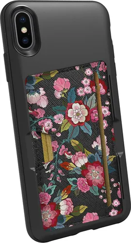 Miniatura 47 de Smartish Funda tipo cartera para iPhone 13 Pro – Wallet Slayer Vol. 2 [delgada + protectora] tarjetero con función atril - Azul sobre verde Blues