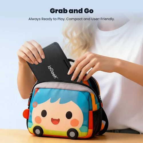Miniatura 8 de ieGeek Reproductor de DVD portátil de 11.5 pulgadas para niños y automóvil, pantalla de protección ocular de 9.5 pulgadas con batería recargable