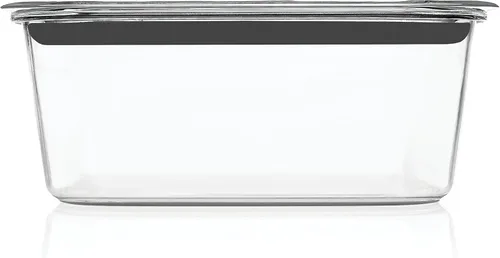 Miniatura 2 de Contenedor de almacenamiento de alimentos Rubbermaid Brilliance, plástico sin BPA, Mini, 0,5 tazas, 4 unidades, transparente, Transparente