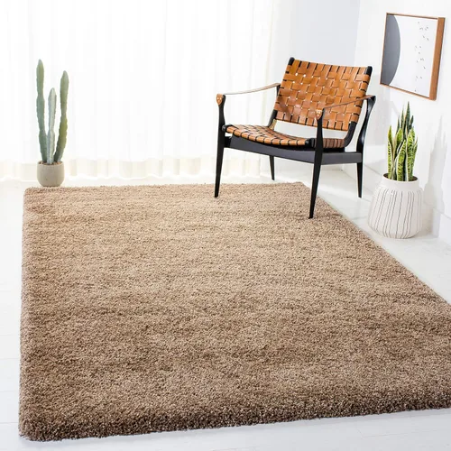 Miniatura 28 de SAFAVIEH Accent Rug 2'x3' - Milan Shag Collection - Modern Design, Dark Beige, Ultra Plush Thick Pile, Ideal for Bedroom, Nursery, Living Room