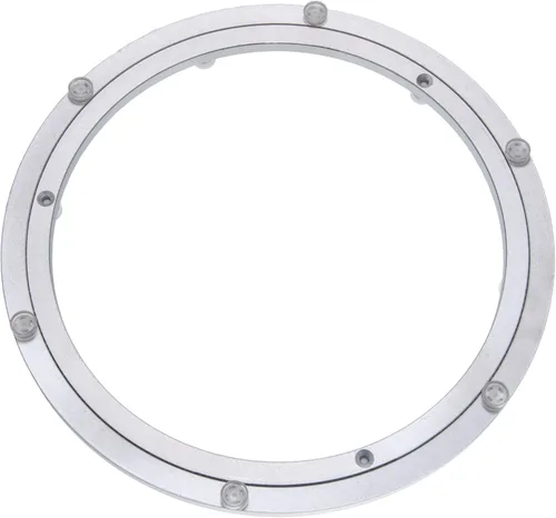 Plataforma Giratoria de Aluminio Resistente Heavy Duty Lazy Susan con Rodamiento Giratorio Placa Giratoria Hardware para Mesa de Comedor (12
