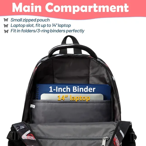 Miniatura 5 de BLUEFAIRY Mochilas para niños y niñas, bolsas de escuela primaria, bonitas bolsas de libros, A-gris, L, Moda