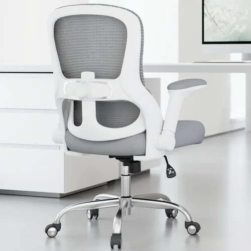 Miniatura 12 de Silla de oficina Veratric - Silla de escritorio ergonómica con soporte lumbar ajustable, silla de computadora de malla, sillas de oficina ejecutivas