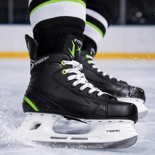 Miniatura 2 de TronX Stryker 3.0 Patines de Hockey sobre Hielo para Adultos Senior, Hombres, Mujeres, Junior y Niños, Nuevo