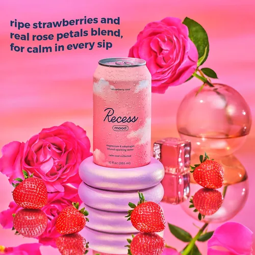Miniatura 26 de Recess Mood - Bebida calmante con suplemento de magnesio, 12 onzas (Vainilla Naranja, paquete de 12)