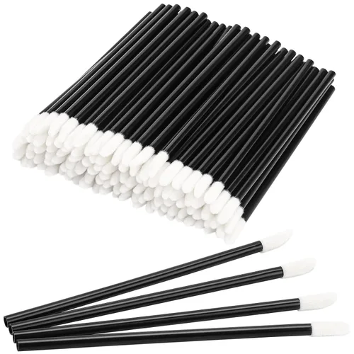 Miniatura 10 de 100pcs desechable Lip Gloss Aplicadores Lipstick wands Kits de Herramienta