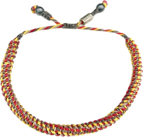 Miniatura 23 de Rumi Sumaq Pulsera de cuerda náutica para hombres, mujeres y niños - Resistente al agua, con nudo manual ajustable - Estilos de mapa de la isla
