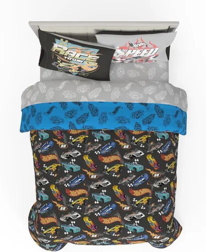 Miniatura 120 de Franco - Juego de ropa de cama para niños, edredón y sábanas supersuaves con funda de almohada, 5 piezas, tamaño individual, Jurassic World, 6A1348