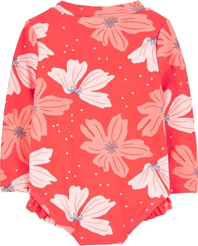 Miniatura 2 de Simple Joys by Carter's Girls' Long Sleeve Zipper One Piece Swimsuit