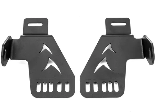 Miniatura 8 de WeiSen Soportes de montaje de barra de luz para parrilla superior oculta frontal para barra de luz LED recta de doble fila de 32 pulgadas compatible